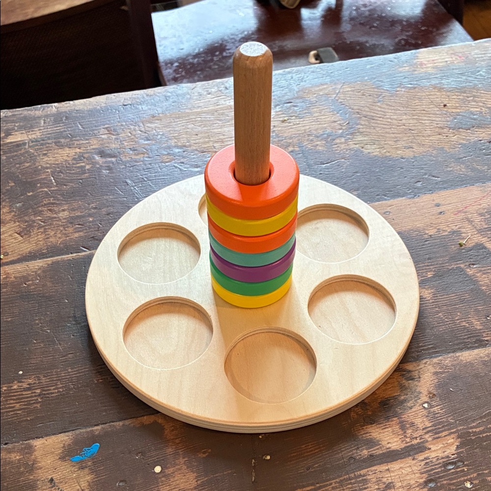 Lovevery flexible wooden stacker